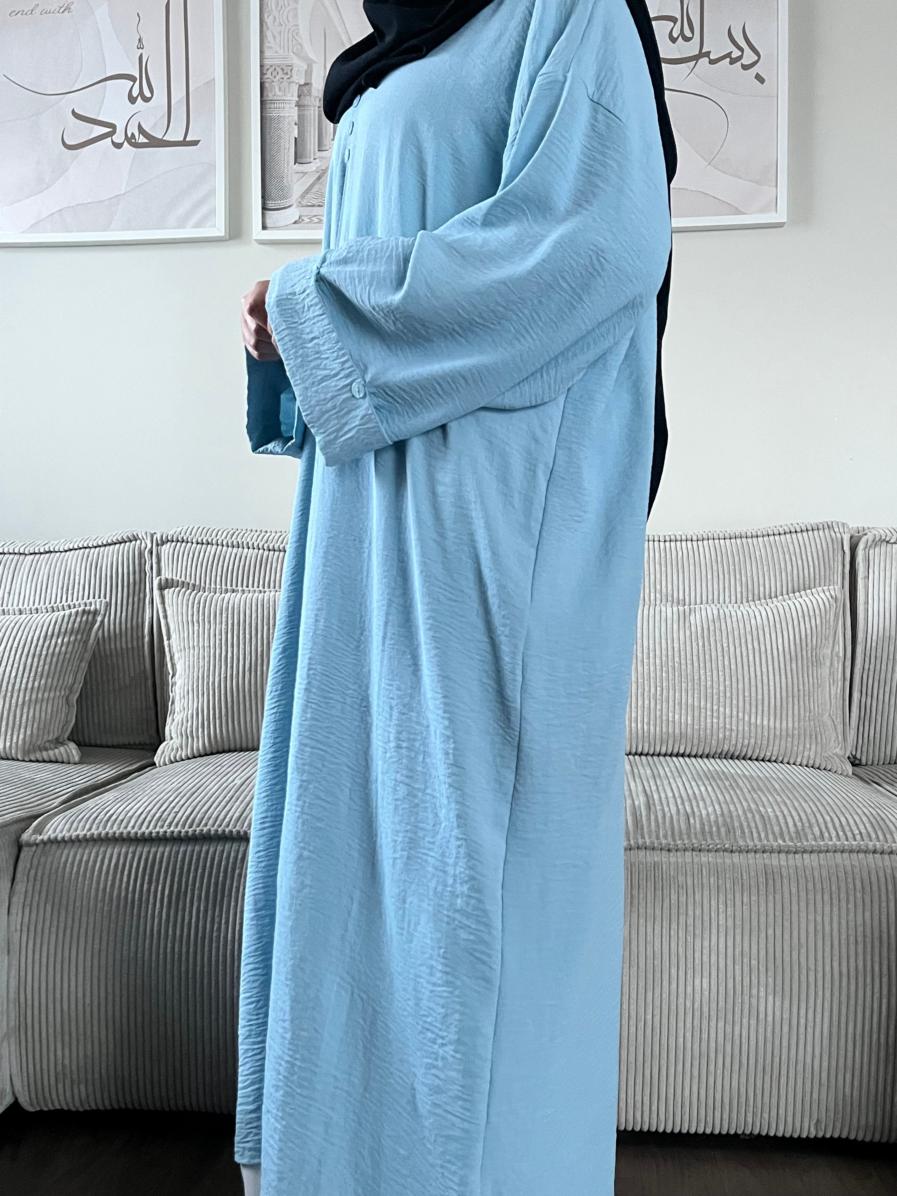 Abaya semi-ouverte Lilya