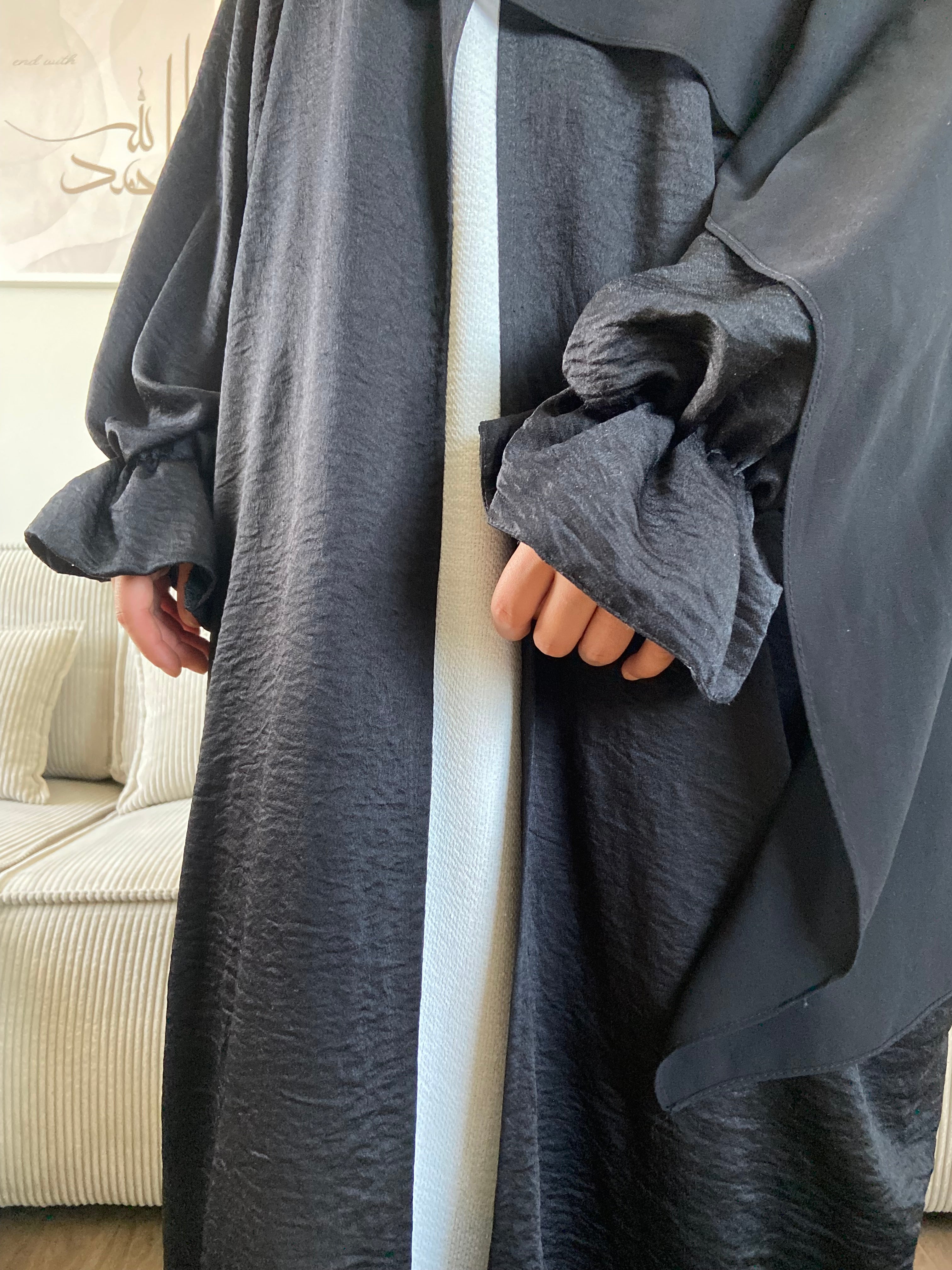 Abaya semi-ouverte Inaya
