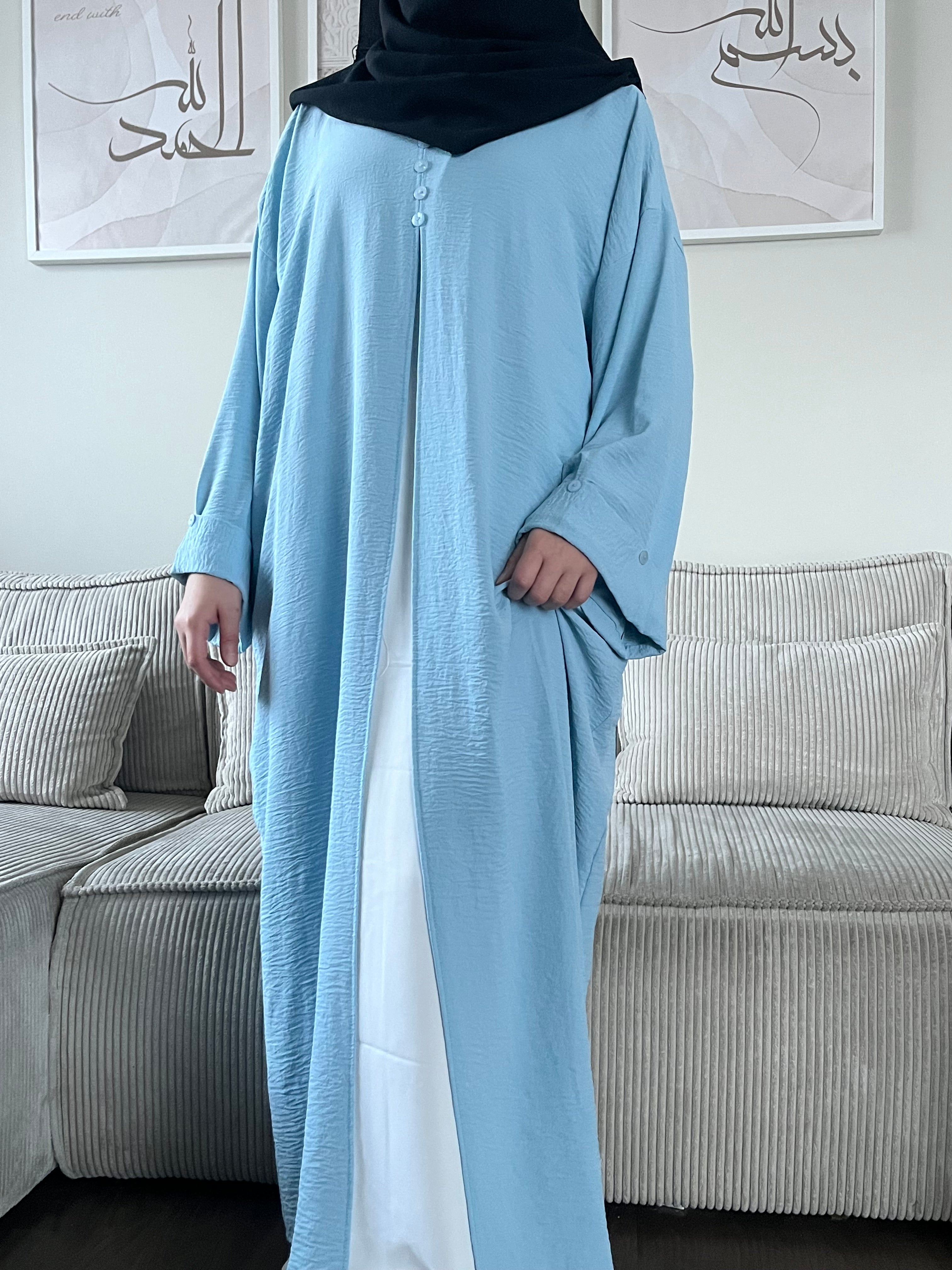 Abaya semi-ouverte Lilya