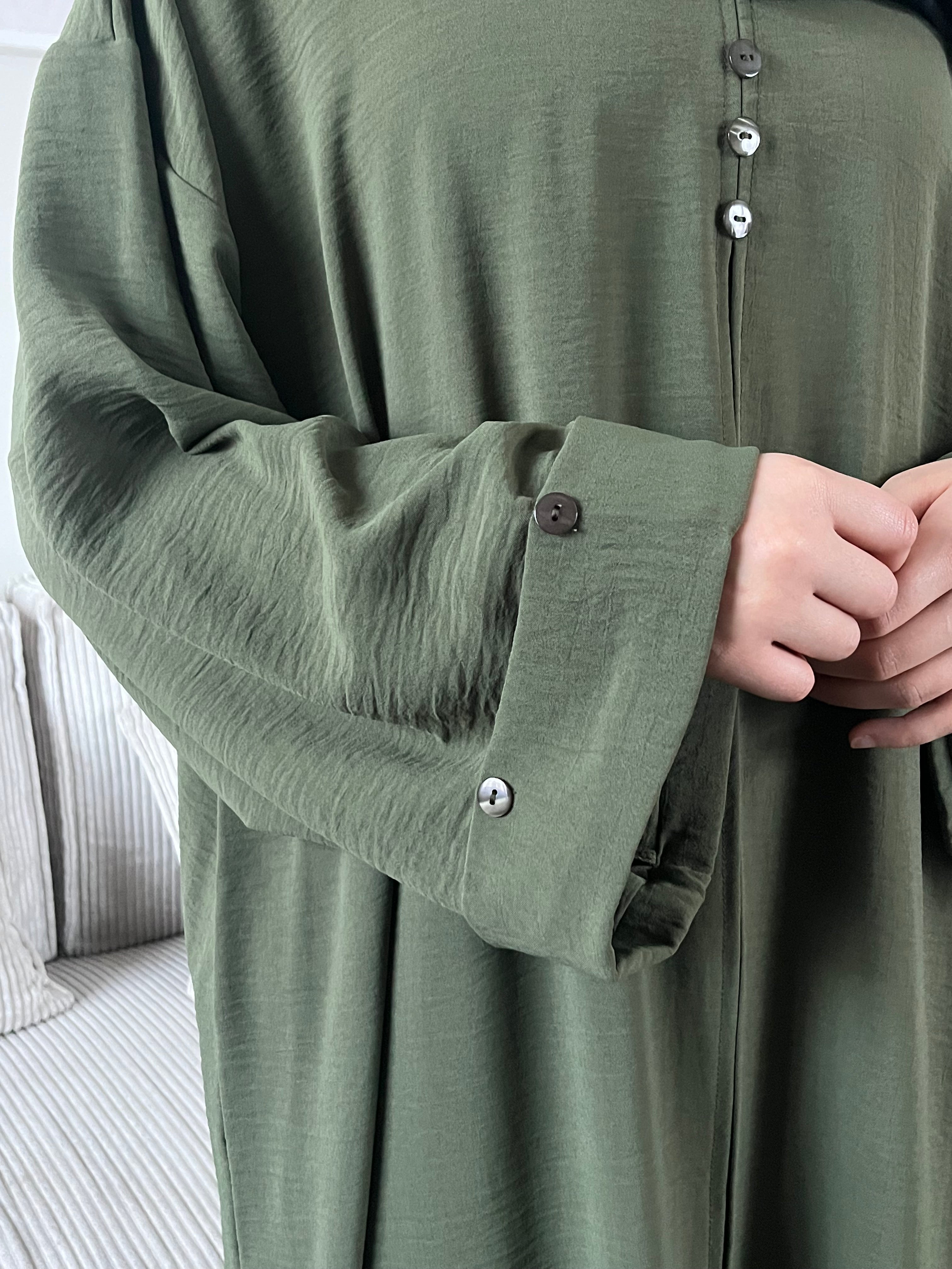 Abaya semi-ouverte Lilya