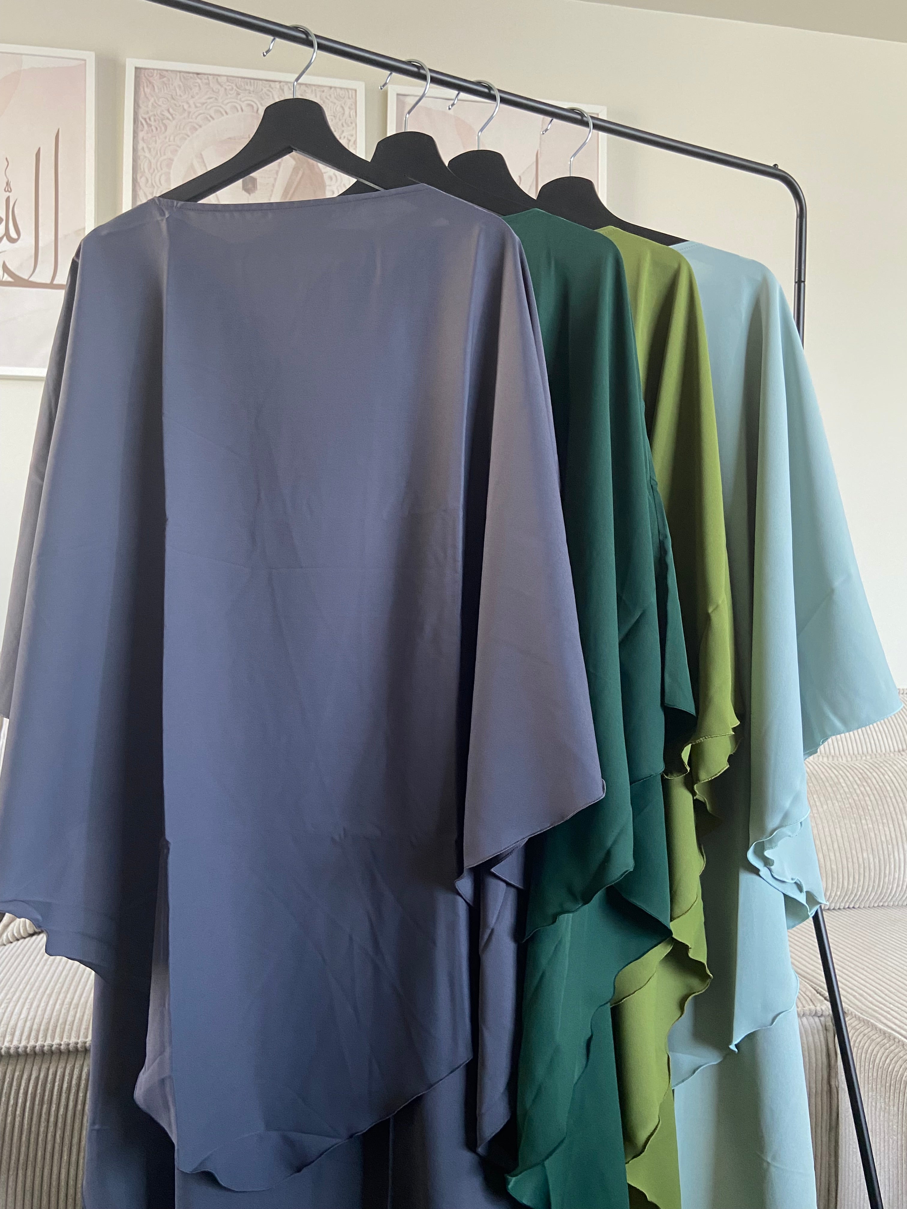 Khimar - Gris/Verts