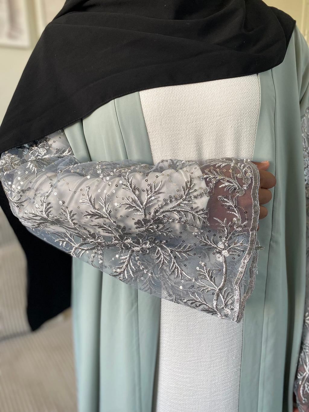 Kimono Amirah - Vert d’eau