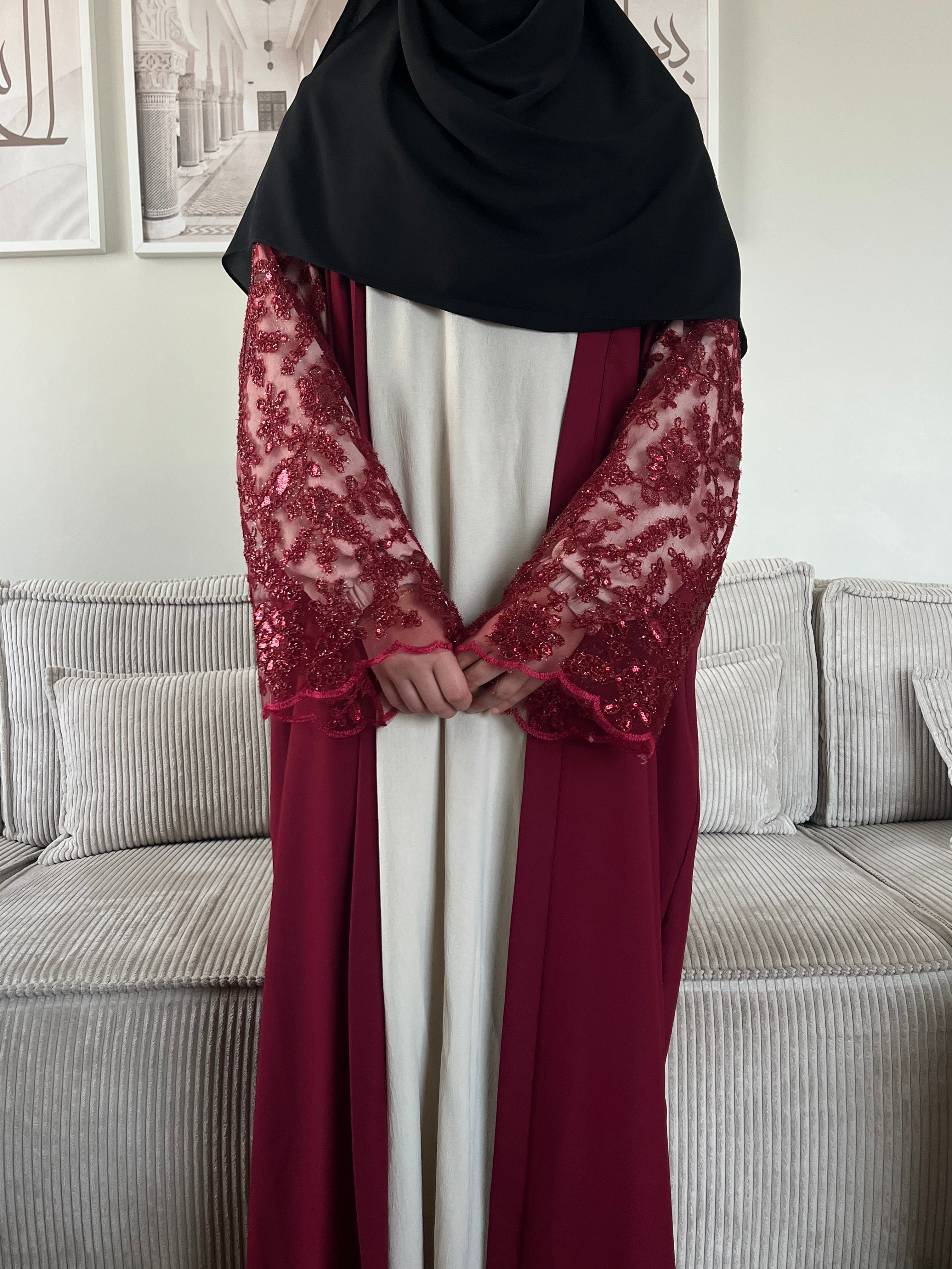 Kimono Amirah - Bordeaux