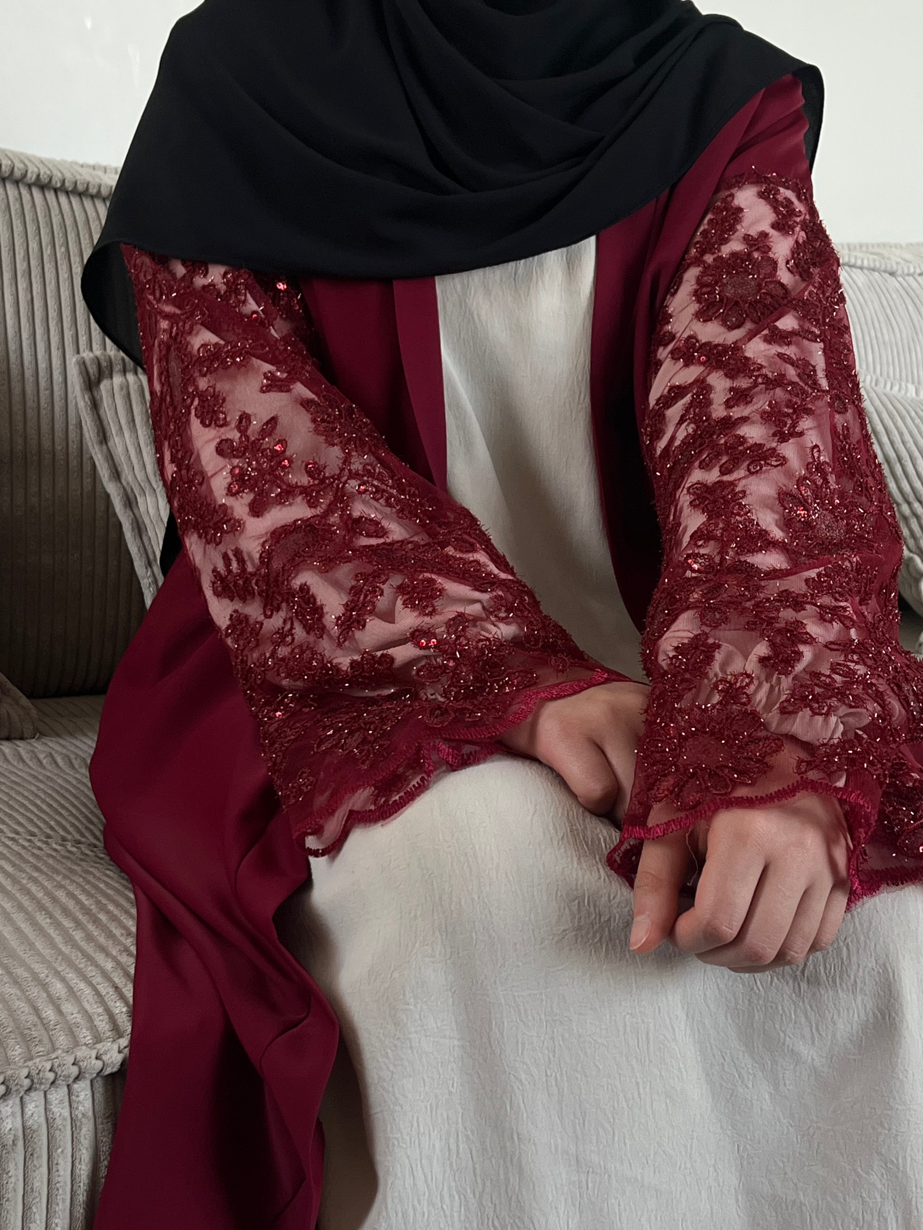 Kimono Amirah - Bordeaux